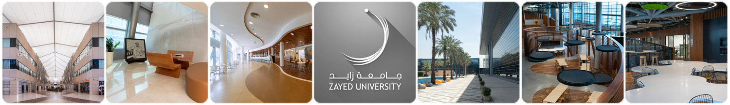 Multiple images showing both Abu Dhabi and Dubai Campuses